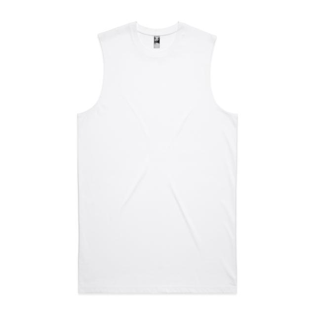 AS Colour Staple Tank 5090 in White, front view